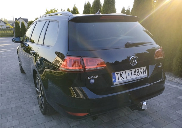 Volkswagen Golf cena 38900 przebieg: 198000, rok produkcji 2015 z Szczucin małe 596